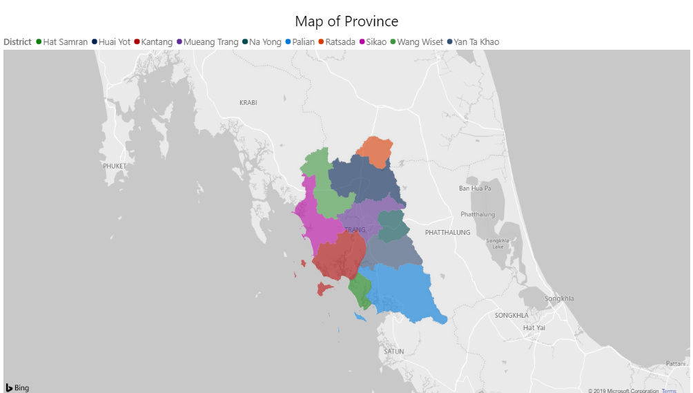Map of Trang